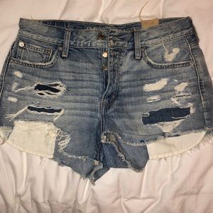 size 4 american eagle high rise festival short